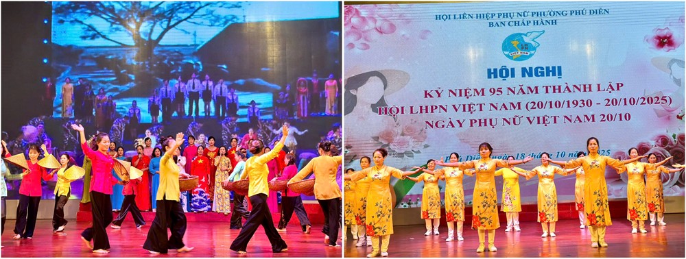 Phụ nữ phường Phú Diễn thể hiện tài năng, duyên dáng - ảnh 1