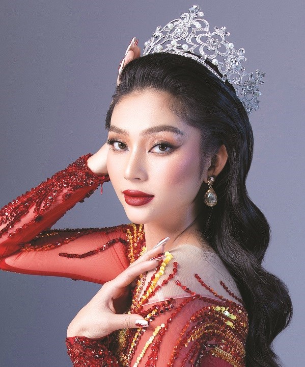 Lâm Thu Hồng muốn nói lên tiếng nói bảo vệ trẻ tự kỷ ở The Miss Globe 2022 - ảnh 1