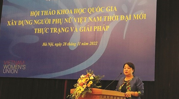 Xây dựng người phụ nữ Việt Nam phát triển toàn diện đáp ứng thời đại mới - ảnh 1