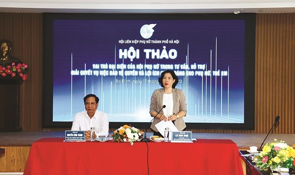 Hội có vai trò tích cực trong bảo vệ phụ nữ, trẻ em - ảnh 1