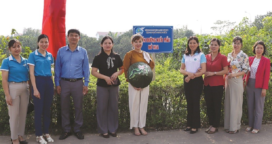 Các cấp Hội Phụ nữ huyện Đan Phượng: Chung sức xây dựng nông thôn mới nâng cao, kiểu mẫu - ảnh 2