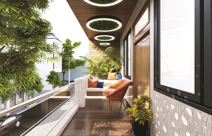 Biến ban công thành không gian thư giãn  - ảnh 1