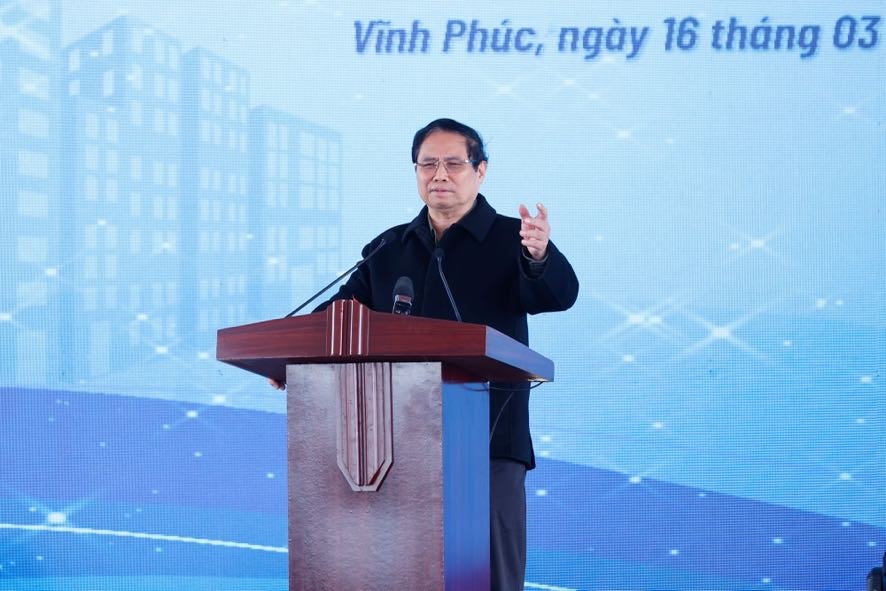 Thủ tướng Chính phủ Phạm Minh Chính dự khởi công dự án nhà ở xã hội tại Vĩnh Phúc - ảnh 2