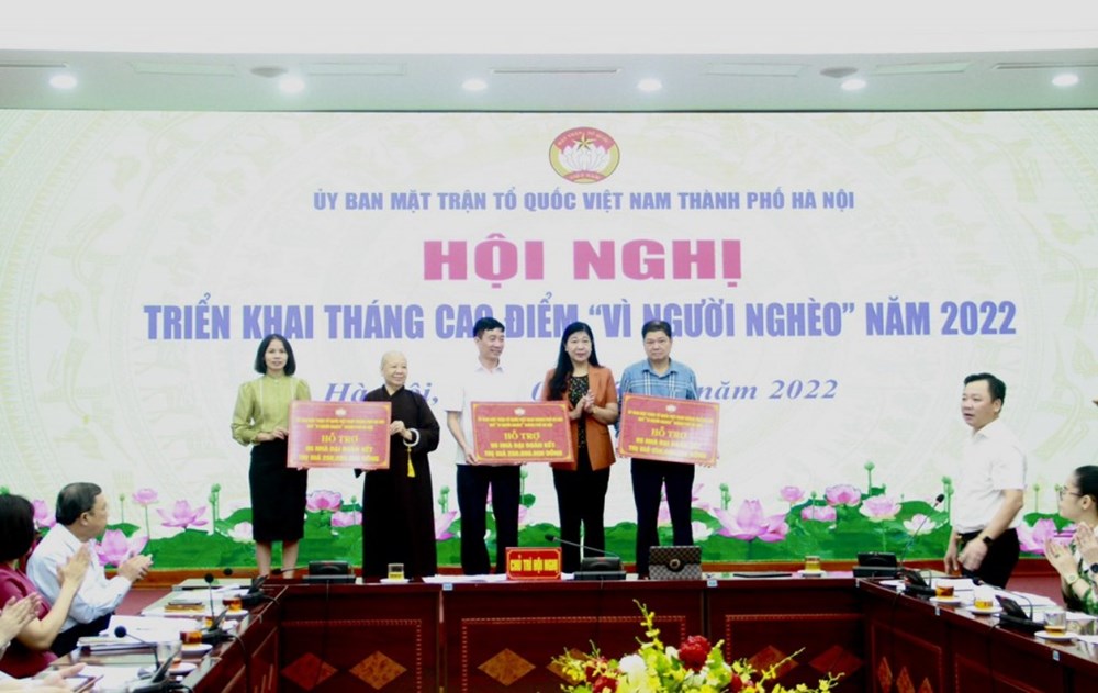 Hà Nội: Vận động ủng hộ “Quỹ vì người nghèo” Thành phố Hà Nội năm 2022 - ảnh 1