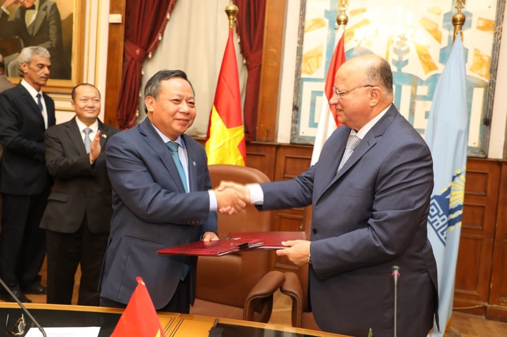 Thủ đô Hà Nội và Cairo thúc đẩy hợp tác hữu nghị và toàn diện - ảnh 1