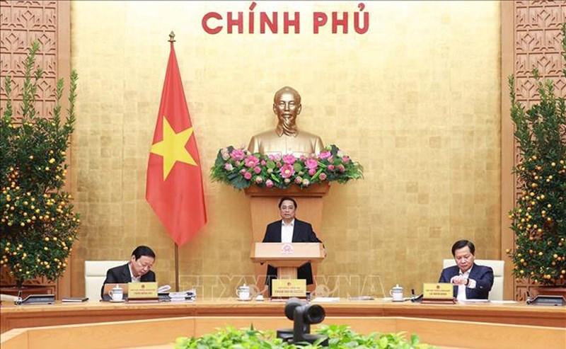 Thủ tướng Phạm Minh Chính chủ trì phiên họp Chính phủ với các địa phương - ảnh 1