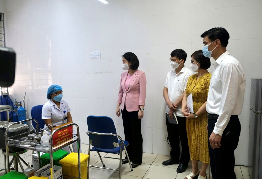 Lãnh đạo thành phố Hà Nội trực tiếp kiểm tra công tác phòng, chống dịch Covid-19 tại quận Nam Từ Liêm  ​ - ảnh 1