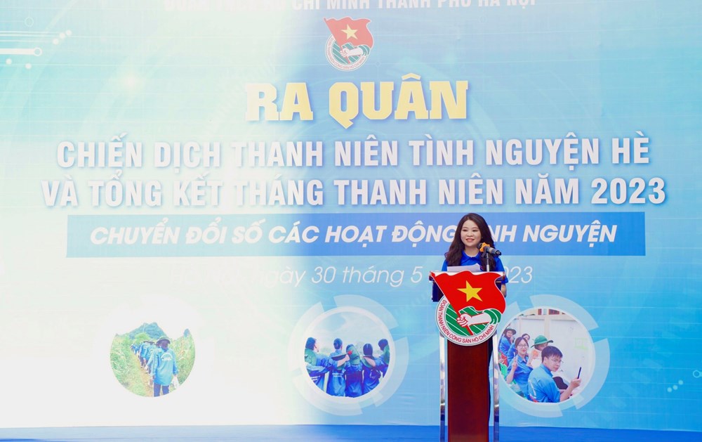 Tuổi trẻ Hà Nội ra quân Chiến dịch Thanh niên tình nguyện hè - ảnh 2