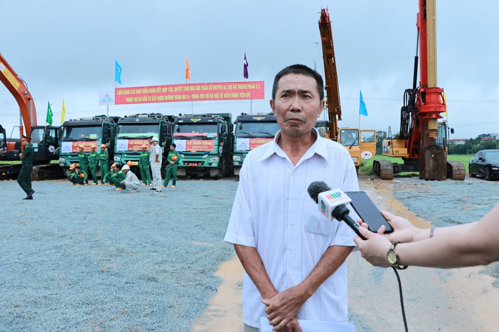 Người dân mong muốn sau lễ khởi công, Dự án Vành đai 4-Vùng Thủ đô sẽ thực hiện đúng tiến độ - ảnh 3