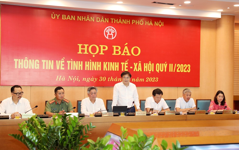 Hà Nội: GRDP 6 tháng đầu năm 2023 tăng 5,97% - ảnh 1