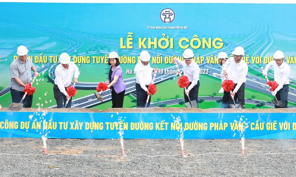 Hà Nội: Khởi công tuyến kết nối cao tốc Pháp Vân – Cầu Giẽ với đường Vành đai 3 - ảnh 1