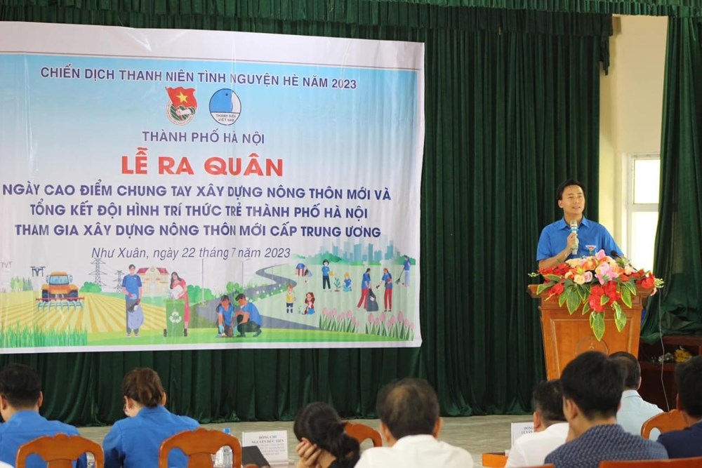 Tuổi trẻ Thủ đô Hà Nội chung tay xây dựng nông thôn mới năm 2023 - ảnh 2