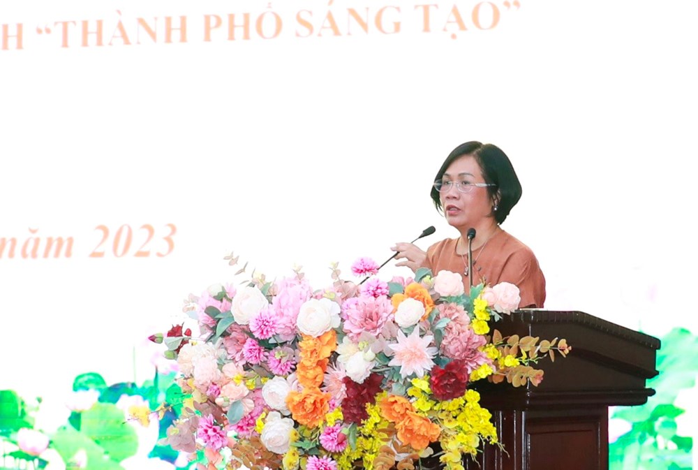 Ban Tuyên giáo Thành ủy Hà Nội tổ chức Hội nghị chuyên đề về phát triển công nghiệp văn hoá cho phóng viên, biên tập viên - ảnh 1