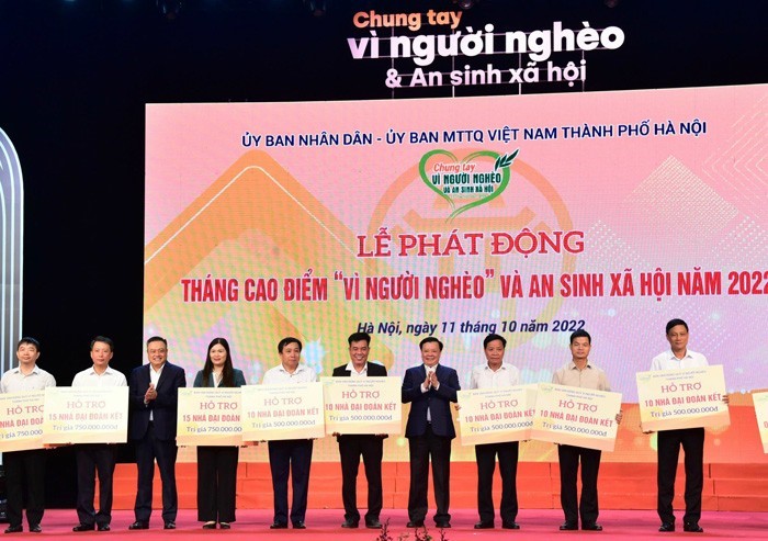 Hà Nội kêu gọi chung tay ủng hộ và giúp đỡ người nghèo - ảnh 1