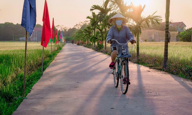 ​  Đan Phượng là huyện đầu tiên của Hà Nội đạt chuẩn huyện nông thôn mới kiểu mẫu - ảnh 1