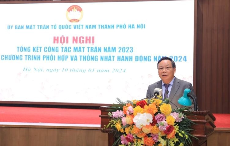 Nâng cao hiệu quả hoạt động, tổ chức thành công Đại hội MTTQ Việt Nam các cấp TP Hà Nội - ảnh 1