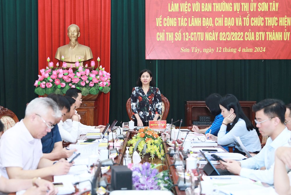 Sơn Tây cần tập trung kiểm tra giám sát 4 xã vùng bãi ven sông Hồng, đặc biệt là những xã có mỏ cát - ảnh 1