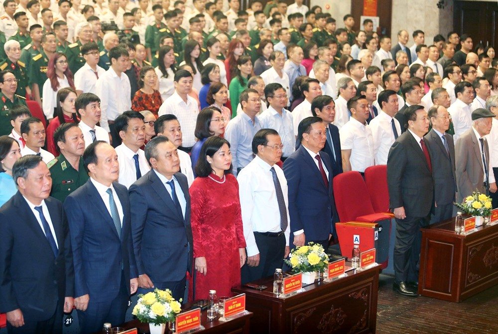 Hà Nội trang trọng tổ chức Lễ kỷ niệm 100 năm ngày sinh đồng chí Đào Duy Tùng - ảnh 1