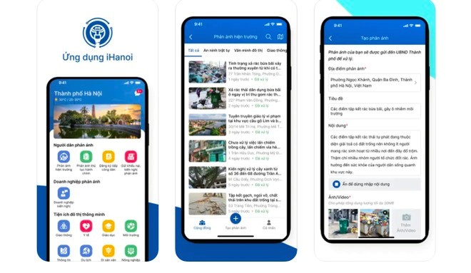 Hà Nội đã nhận hơn 3.000 ý kiến, phản ánh của người dân gửi qua ứng dụng iHanoi - ảnh 1