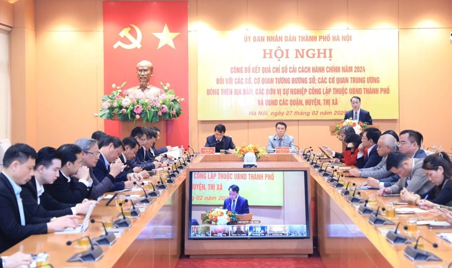 Hà Nội: Nhiều điểm nổi bật trong cải cách hành chính năm 2024 - ảnh 1