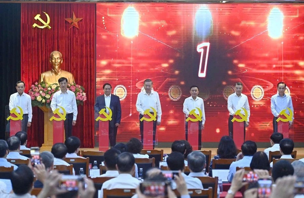 Tổng Bí thư Tô Lâm chủ trì hội nghị sơ kết về thực hiện Nghị quyết 57-NQ/TW - ảnh 3