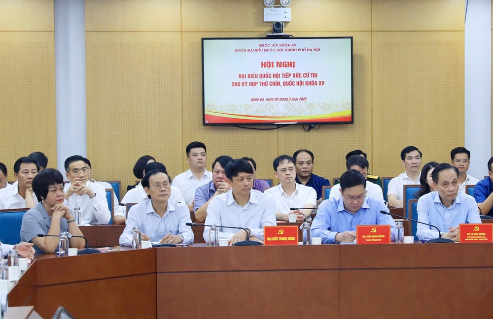 Tổng Bí thư Tô Lâm tiếp xúc cử tri Hà Nội sau Kỳ họp thứ 9, Quốc hội khóa XV - ảnh 3