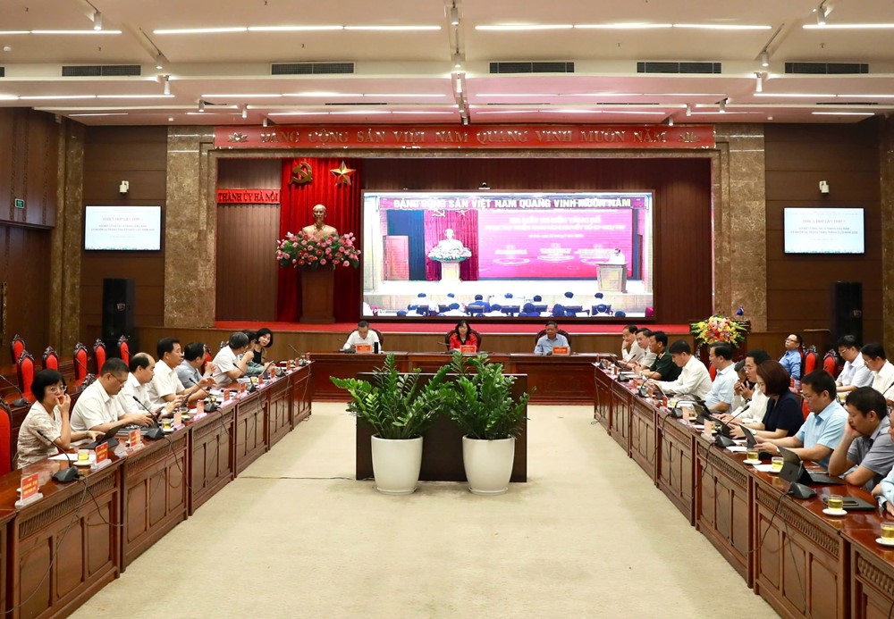 Tổng Bí thư Tô Lâm chủ trì hội nghị sơ kết về thực hiện Nghị quyết 57-NQ/TW - ảnh 1