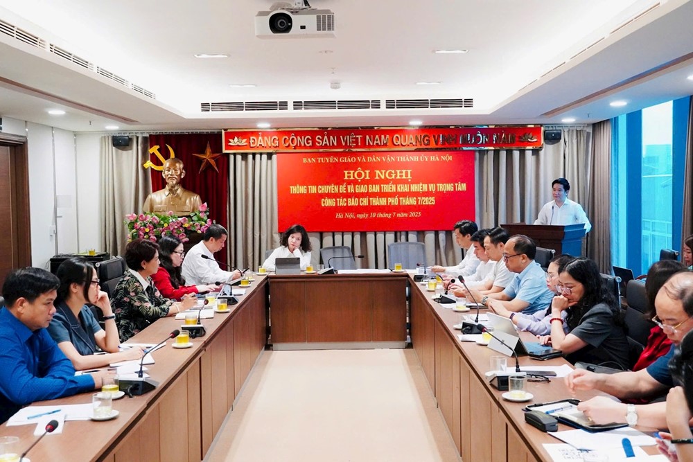 Các cơ quan báo chí Thủ đô tích cực tuyên truyền những nhiệm vụ trọng tâm tháng 7 - ảnh 1
