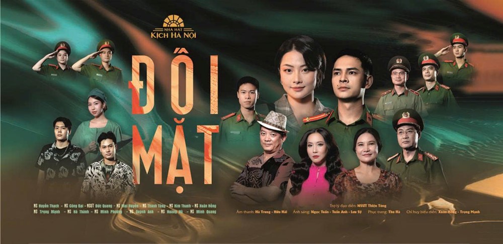 Vở kịch nói “Đối mặt” - một tác phẩm sân khấu mang nhiều giá trị nghệ thuật và ý nghĩa chính trị sâu sắc - ảnh 1