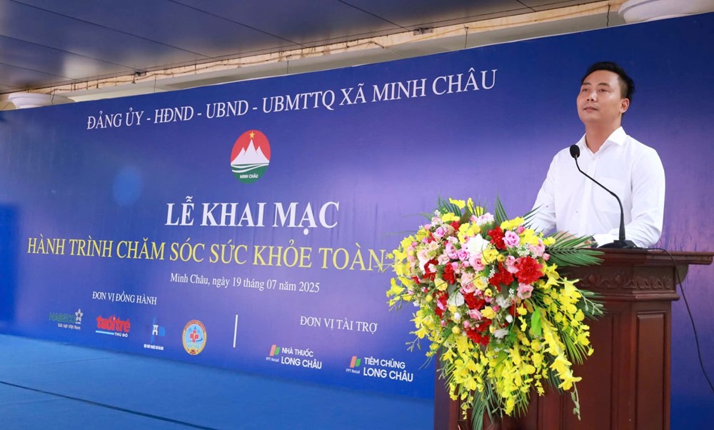 Xã Minh Châu: 1200 người dân trên 60 tuổi được khám sức khỏe và thiết lập Hồ sơ sức khỏe điện tử - ảnh 3