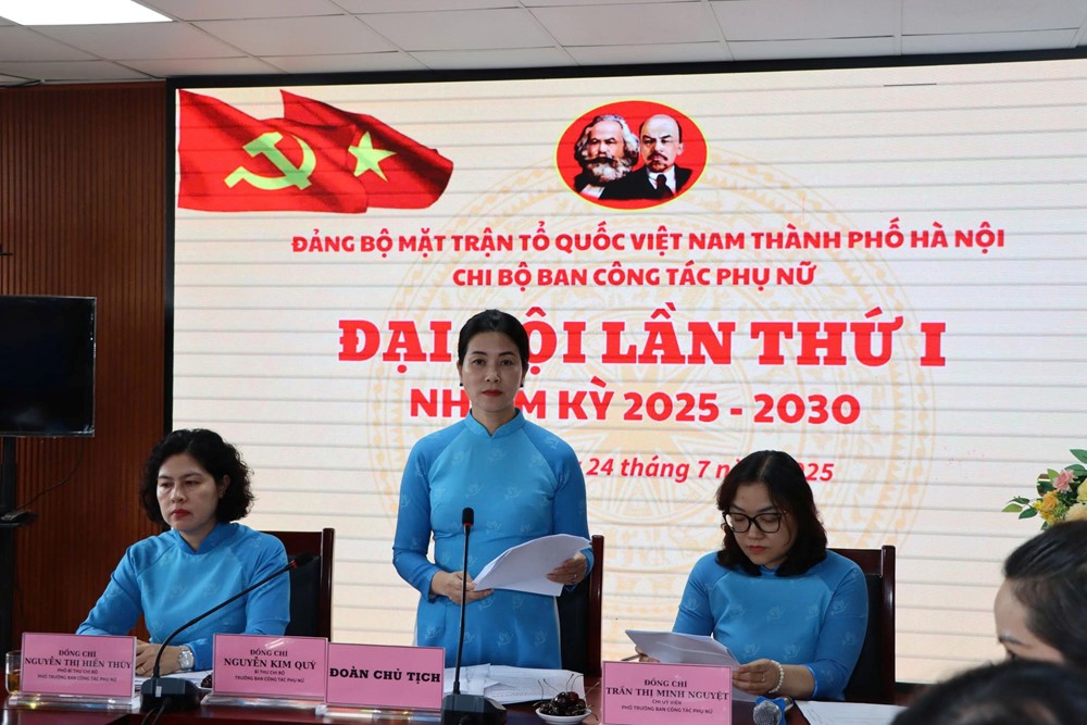 Đại hội Chi bộ Ban Công tác Phụ nữ: Tiếp tục đổi mới nội dung, phương thức hoạt động của tổ chức Hội   - ảnh 3