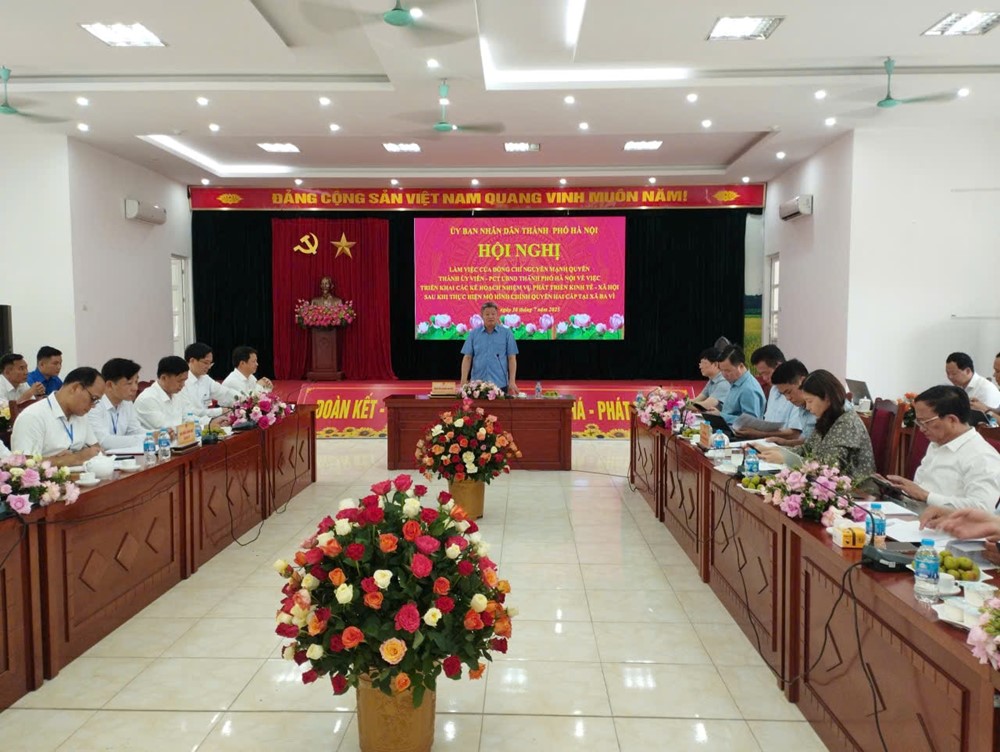 Xã Ba Vì tiếp tục hoàn thiện hạ tầng khung, mở rộng các tuyến đường huyết mạch để phục vụ phát triển du lịch - ảnh 1