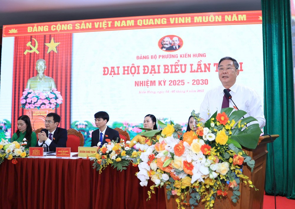Đảng bộ phường Kiến Hưng vững bước vào kỷ nguyên mới - ảnh 3