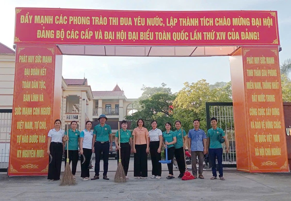 MTTQ Việt Nam các xã, phường Hà Nội tích cực hưởng ứng “Ngày Chủ nhật xanh” - ảnh 1