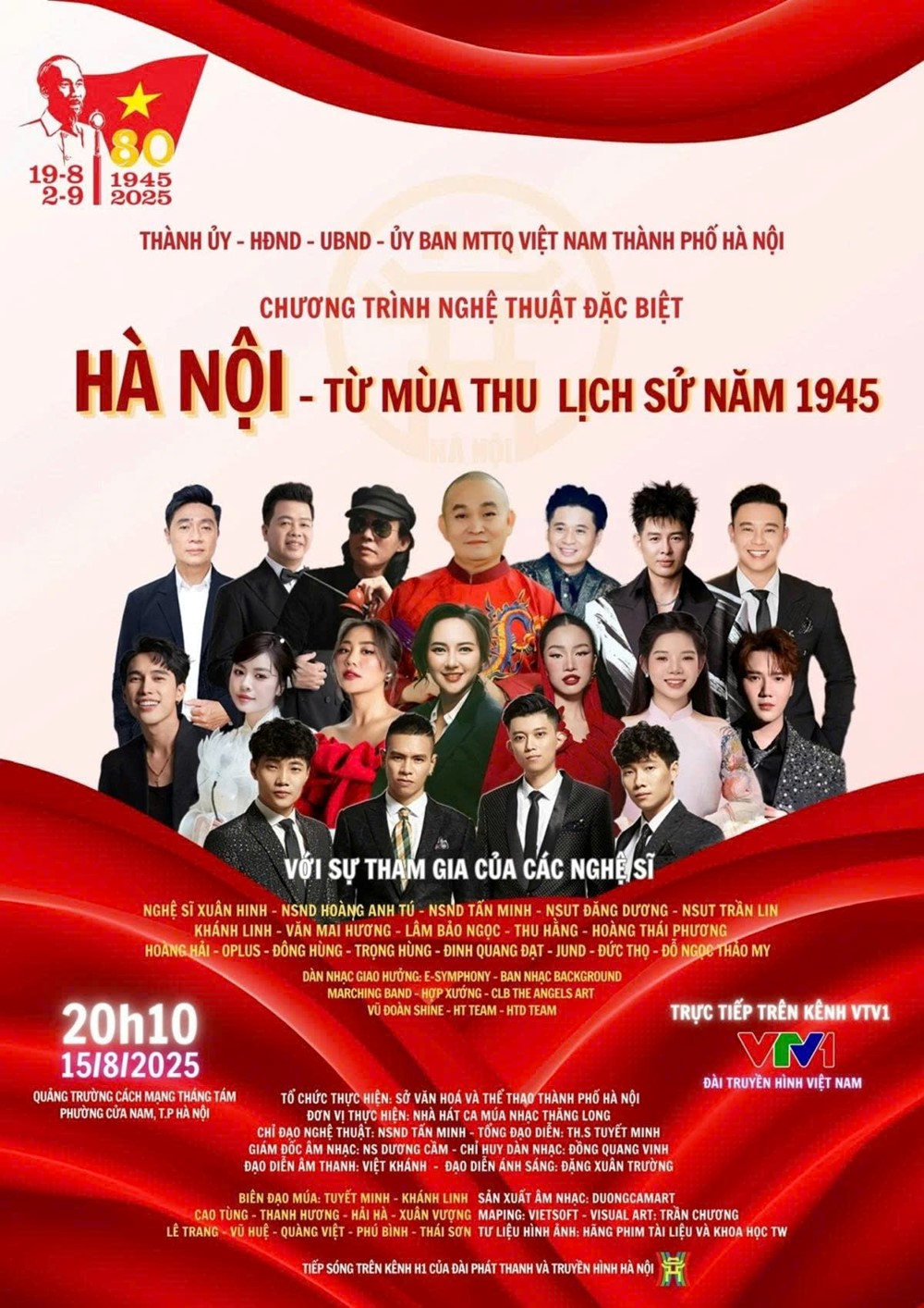 Chương trình nghệ thuật đặc biệt mang tên “Hà Nội - Từ mùa thu lịch sử năm 1945” - ảnh 1