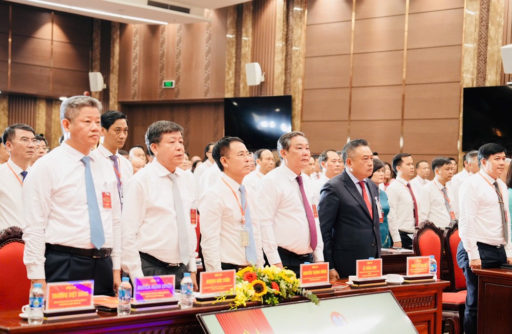 Sáng 16/8, Đại hội Đại biểu Đảng bộ UBND TP Hà Nội lần thứ I, nhiệm kỳ 2025-2030 diễn ra phiên chính thức - ảnh 1