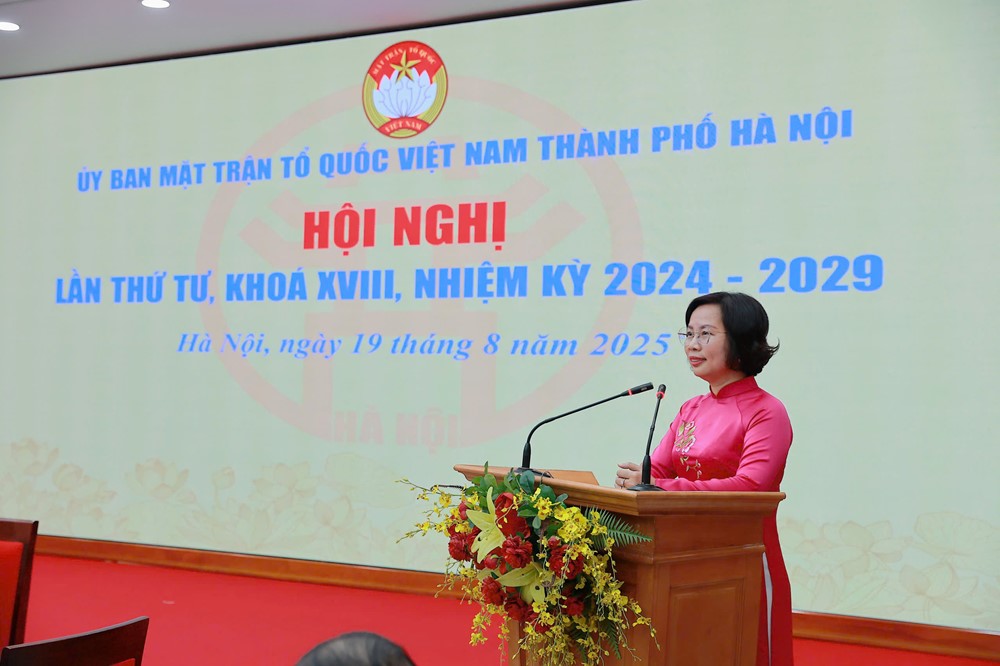 Đồng chí Bùi Huyền Mai giữ chức Phó Chủ tịch Thường trực Ủy ban MTTQ Việt Nam thành phố Hà Nội - ảnh 1
