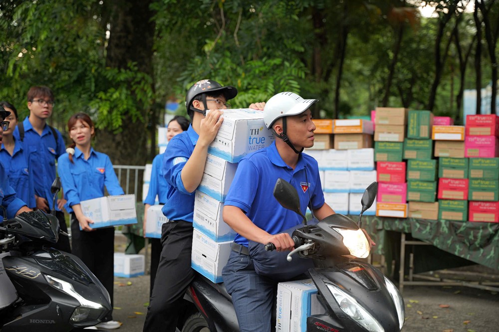 Những hình ảnh đẹp của 8.800 thanh niên Thủ đô trước giờ tổng hợp luyện diễu binh, diễu hành - ảnh 3