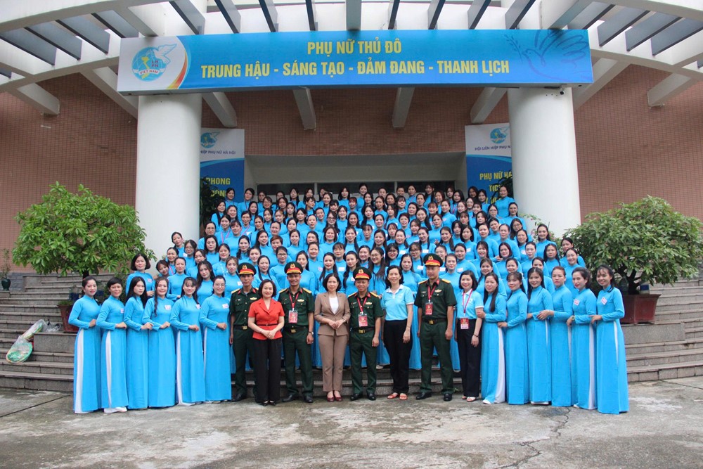 Phụ nữ Việt Nam sẵn sàng cho Lễ diễu binh, diễu hành 2/9: Vẻ đẹp truyền thống hòa cùng tinh thần thời đại - ảnh 4