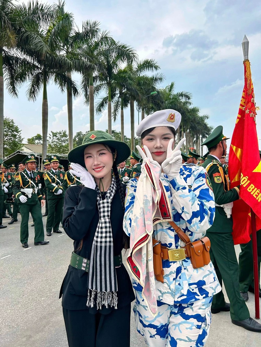 Cô gái trẻ tự hào với 3 lần vinh dự tham gia diễu binh - ảnh 2