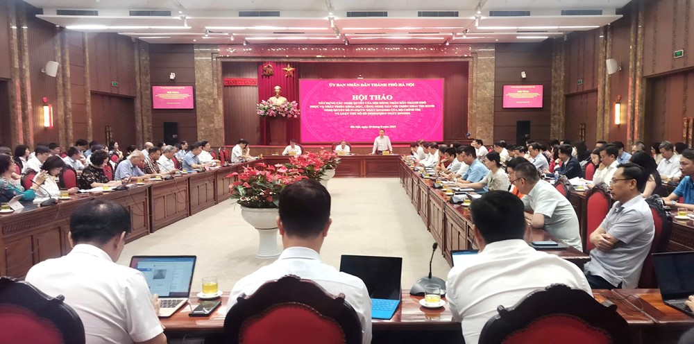  Hội thảo xây dựng Nghị quyết của HĐND về phát triển khoa học, công nghệ gắn với thi hành Luật Thủ đô và Nghị quyết 57 - ảnh 1