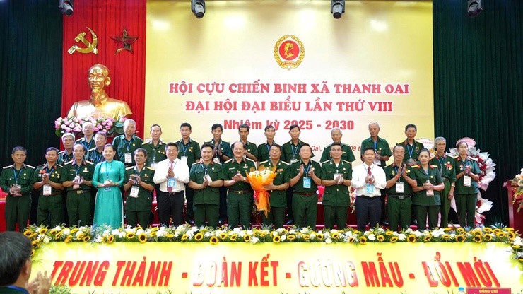 Đại hội đại biểu Hội Cựu chiến binh xã Thanh Oai lần thứ VIII, nhiệm kỳ 2025-2030 thành công tốt đẹp - ảnh 4
