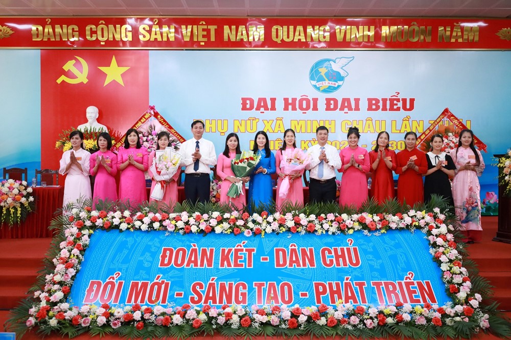 Phụ nữ Minh Châu đoàn kết, sáng tạo, chung sức xây dựng xã Xanh – Văn minh – Hạnh phúc - ảnh 2