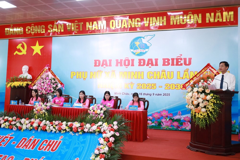 Phụ nữ Minh Châu đoàn kết, sáng tạo, chung sức xây dựng xã Xanh – Văn minh – Hạnh phúc - ảnh 4