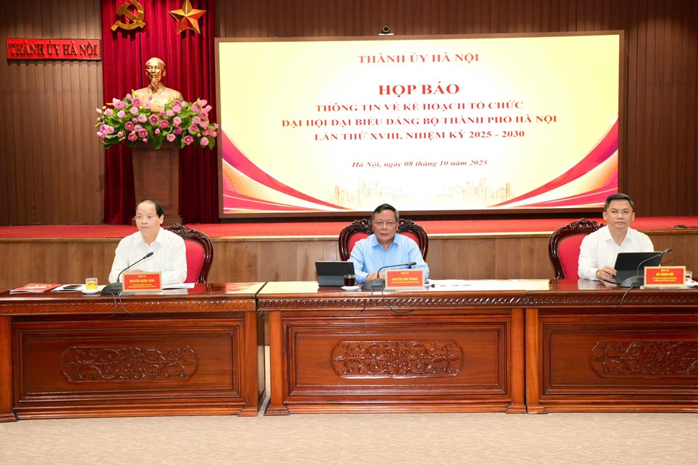 Nhiều điểm mới tại Đại hội đại biểu Đảng bộ thành phố Hà Nội lần thứ XVIII, nhiệm kỳ 2025-2030 - ảnh 1