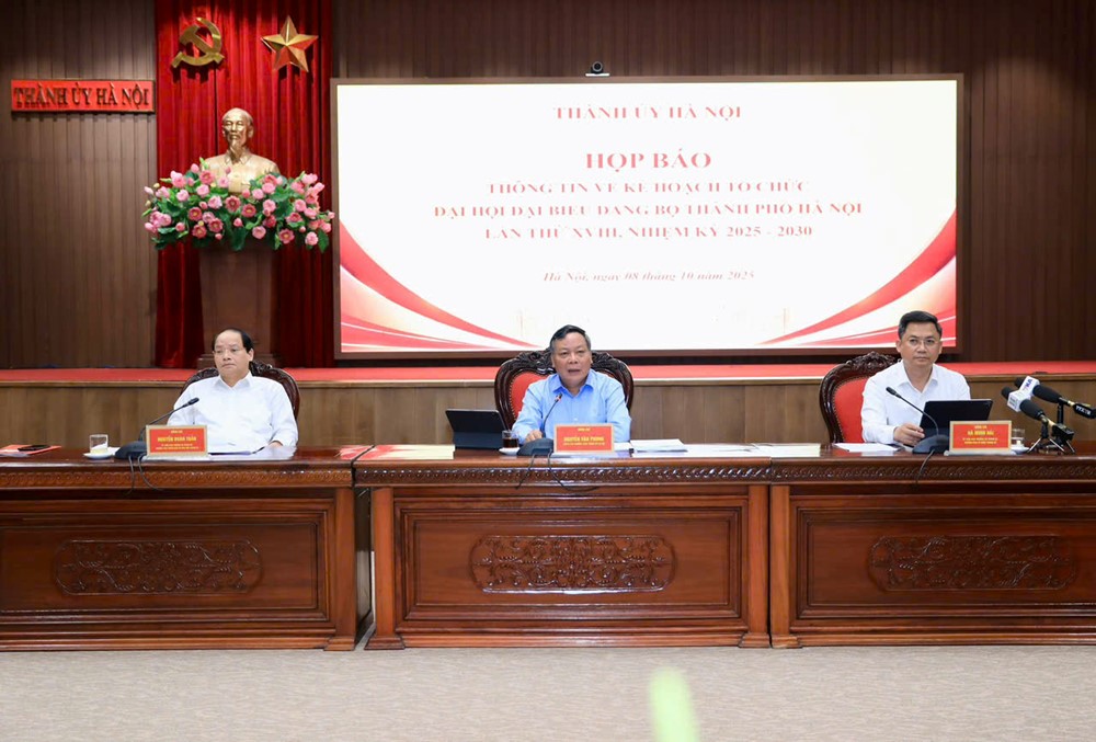 Đại hội Đảng bộ TP Hà Nội lần thứ XVIII sẽ sử dụng một số ứng dụng công nghệ hiện đại trong công tác tổ chức - ảnh 1