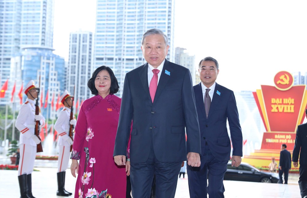 Tổng Bí thư Tô Lâm dự Đại hội đại biểu Đảng bộ Thành phố Hà Nội lần thứ XVIII - ảnh 1
