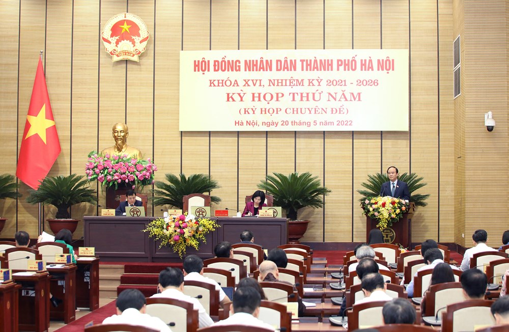 Hội đồng Nhân dân TP Hà Nội xem xét bố trí vốn đường vành đai 4 - Vùng Thủ đô Hà Nội - ảnh 1
