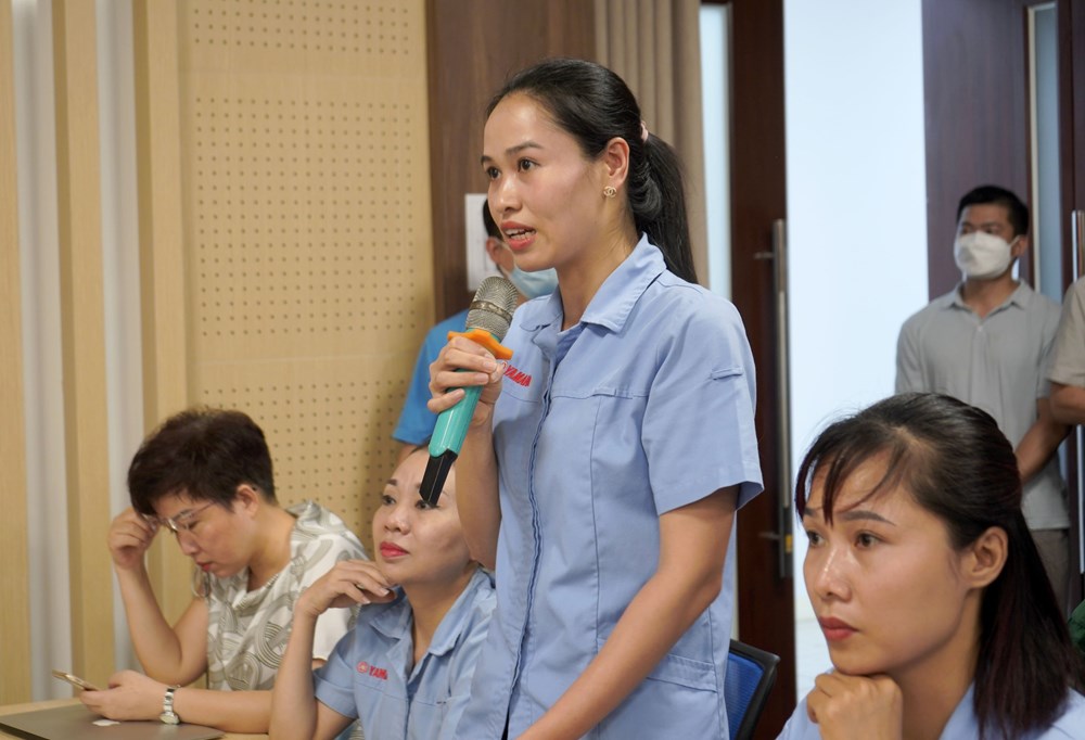 Chủ tịch UBND TP Hà Nội đối thoại, tháo gỡ khó khăn vướng mắc cho doanh nghiệp và người lao động  - ảnh 3