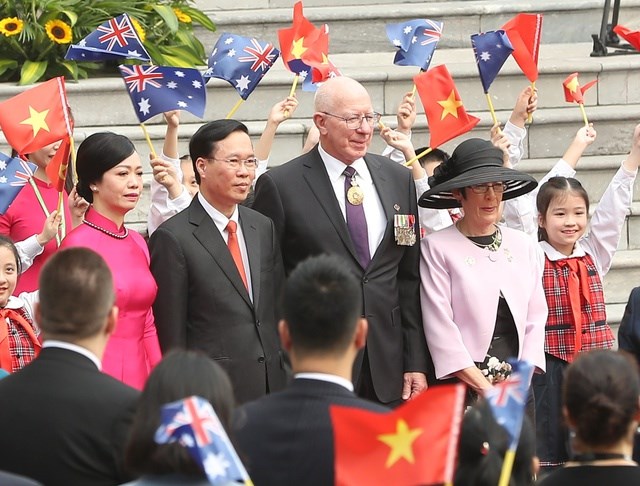 Chủ tịch nước Võ Văn Thưởng chủ trì lễ đón Toàn quyền Australia David Hurley - ảnh 2
